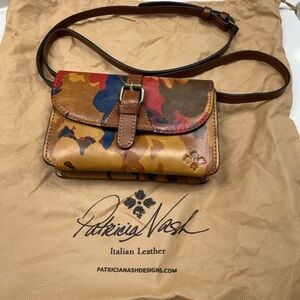 NWOT Patricia Nash Tori Colorful Leather Crossbody Bag
